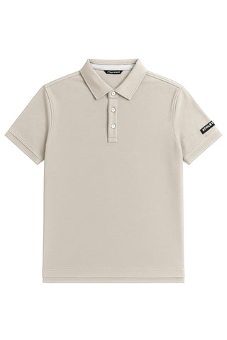 [INFINITECH] TECH POLO - Stone - Tee - Athletifreak | Athletic & Gym Wear, Athleisure