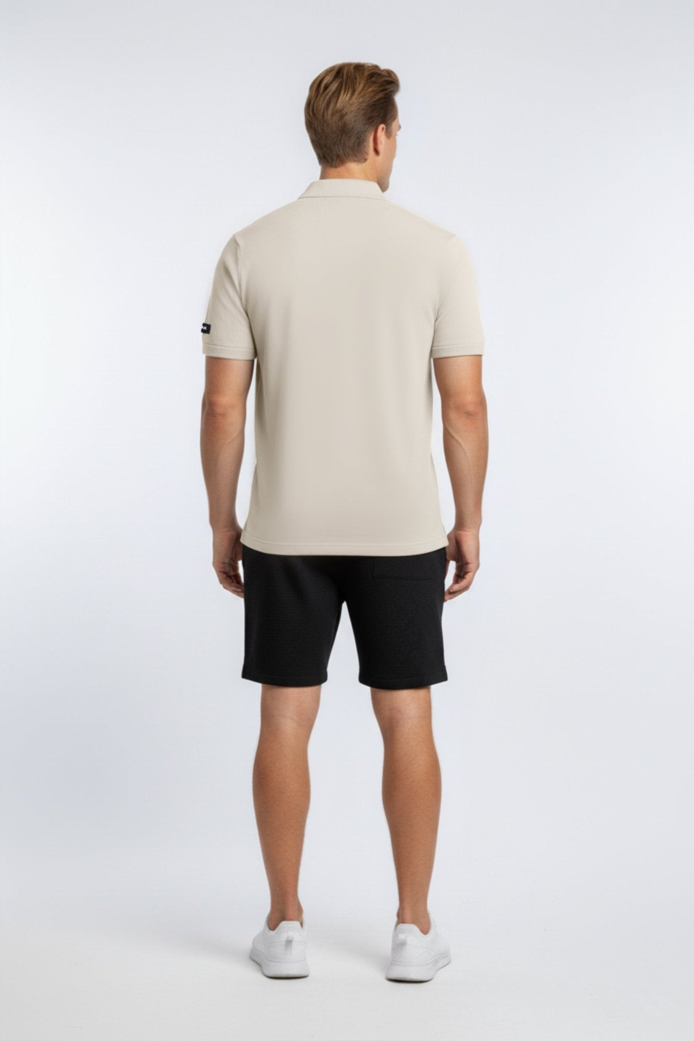 [INFINITECH] TECH POLO - Stone - Tee - Athletifreak | Athletic & Gym Wear, Athleisure
