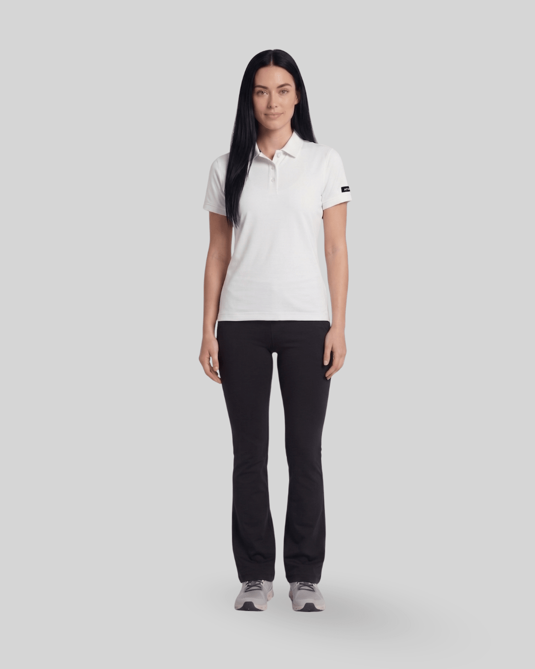[INFINITECH] Tech Polo Womens - White - Polo - Athletifreak | Athletic & Gym Wear, Athleisure