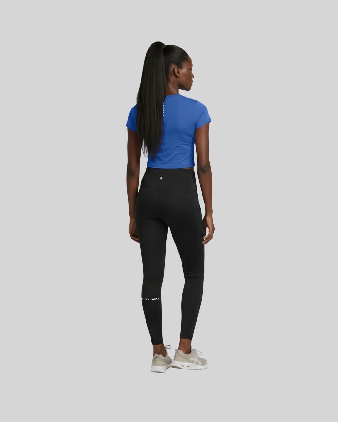 [INFINITECH] Training Crop Tee - Azul - Tee - Athletifreak | Athletic & Gym Wear, Athleisure