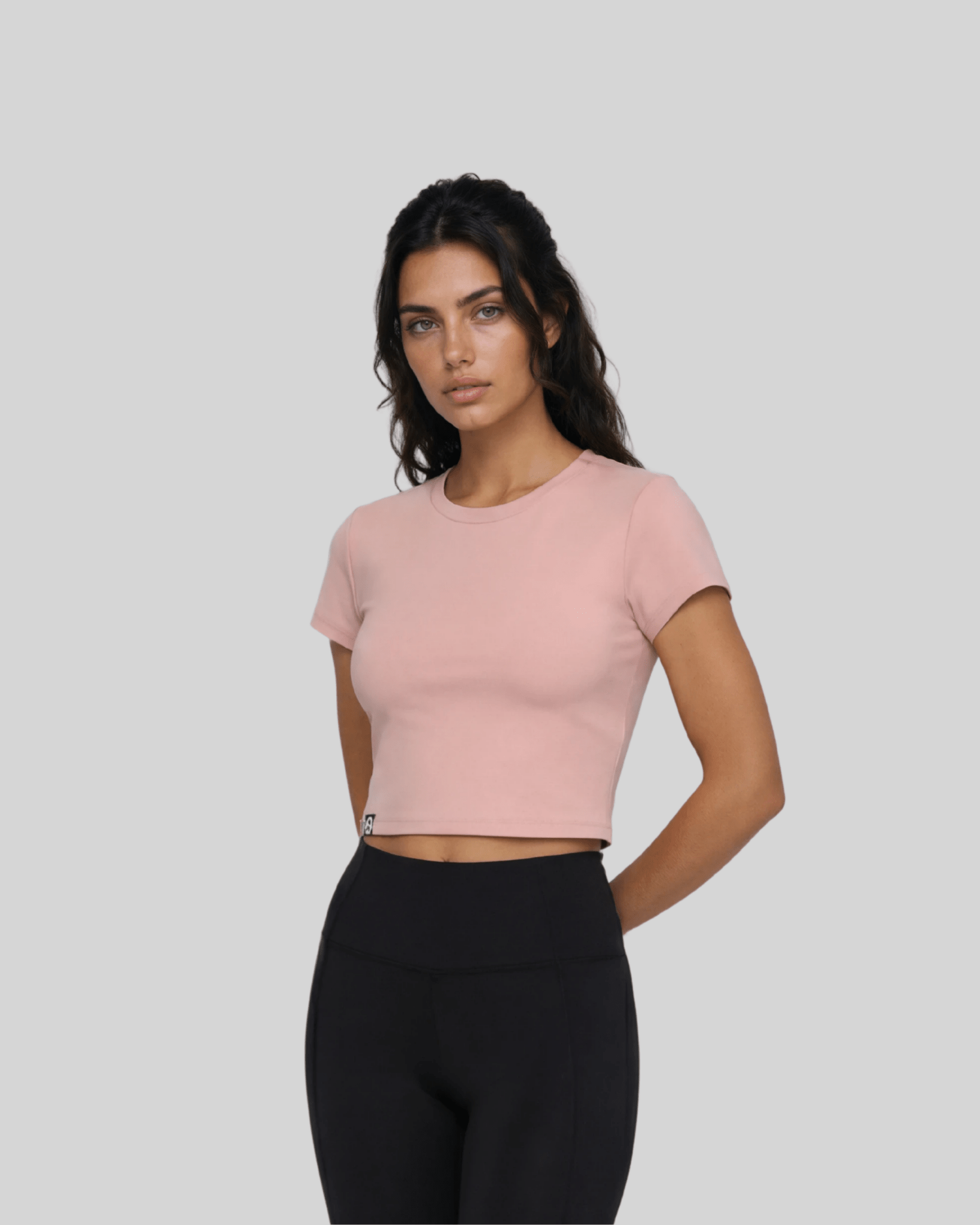 [INFINITECH] Training Crop Tee - Rose - Tee - Athletifreak | Athletic & Gym Wear, Athleisure