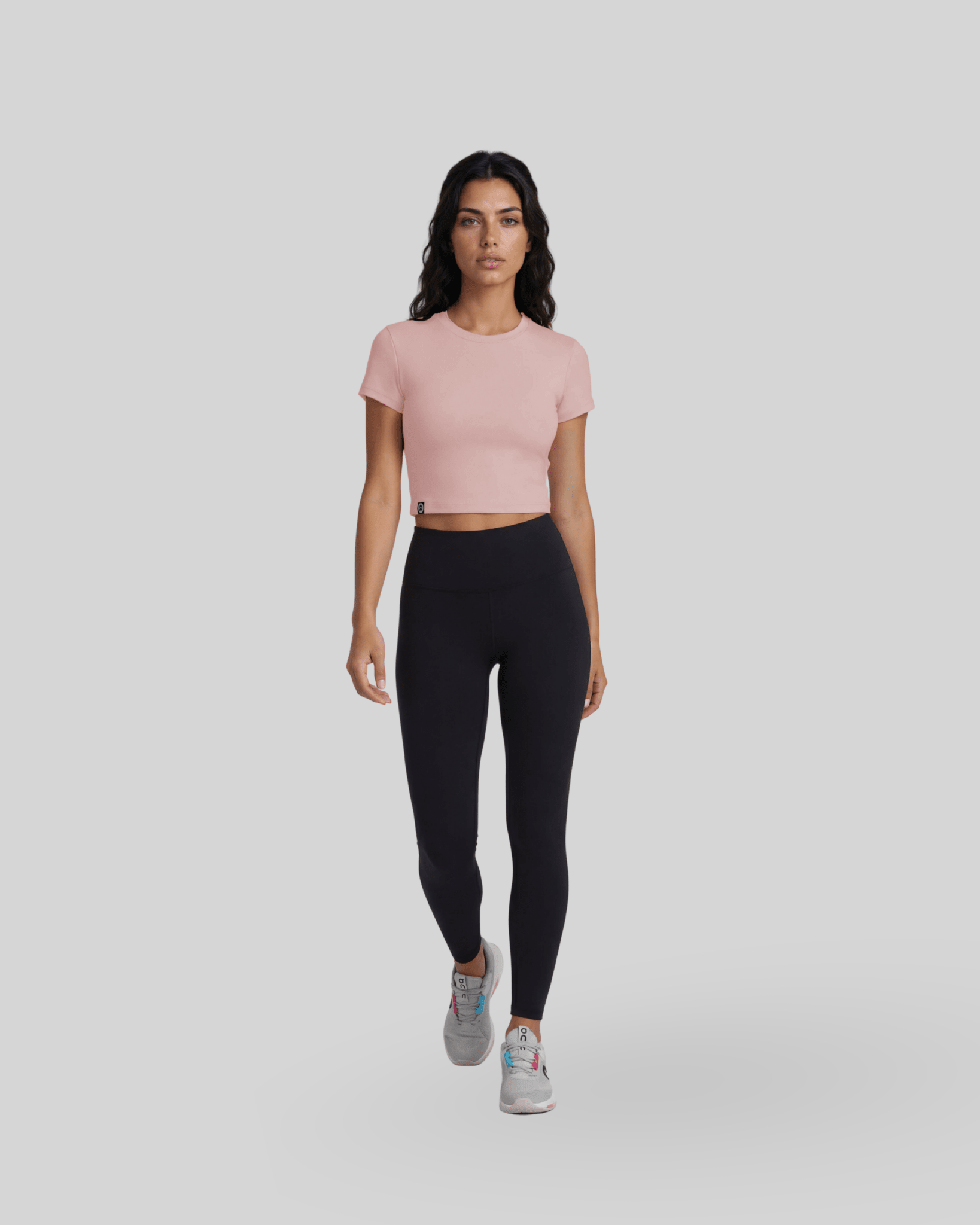 [INFINITECH] Training Crop Tee - Rose - Tee - Athletifreak | Athletic & Gym Wear, Athleisure
