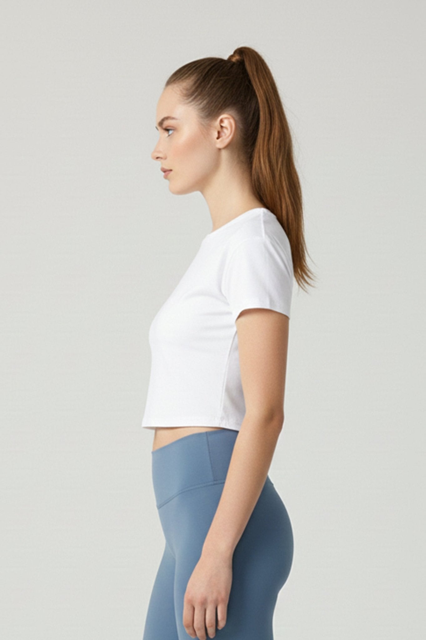 [INFINITECH] Training Crop Tee - White - Tee - Athletifreak | Athletic & Gym Wear, Athleisure