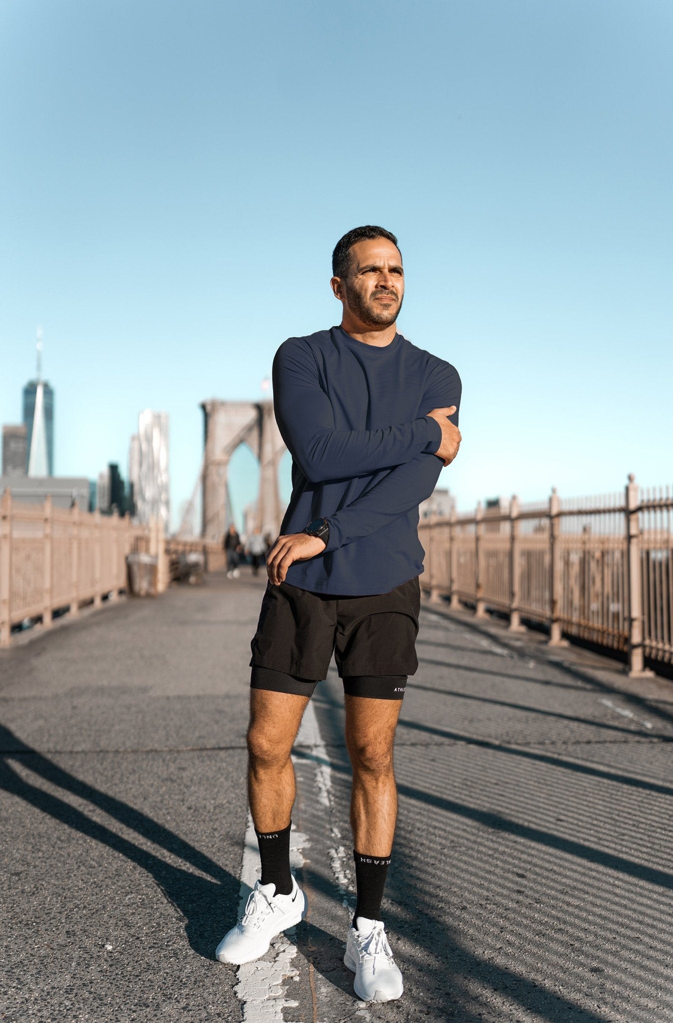 [INFINITECH] Training Long Sleeve - Midnight - Tee - Athletifreak | Athletic & Gym Wear, Athleisure