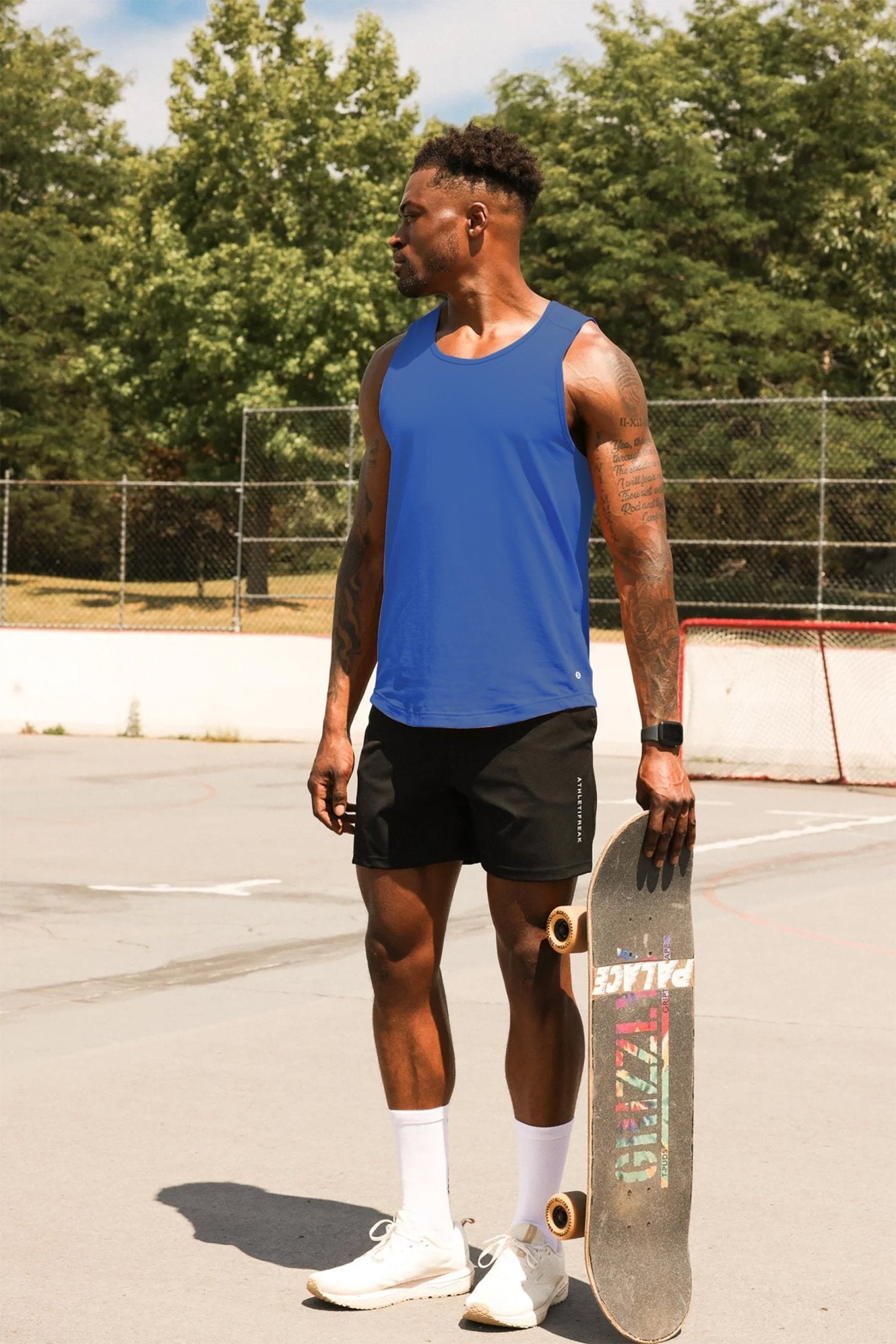 [INFINITECH] Training Tank - Azul - Tank - Athletifreak | Athletic & Gym Wear, Athleisure