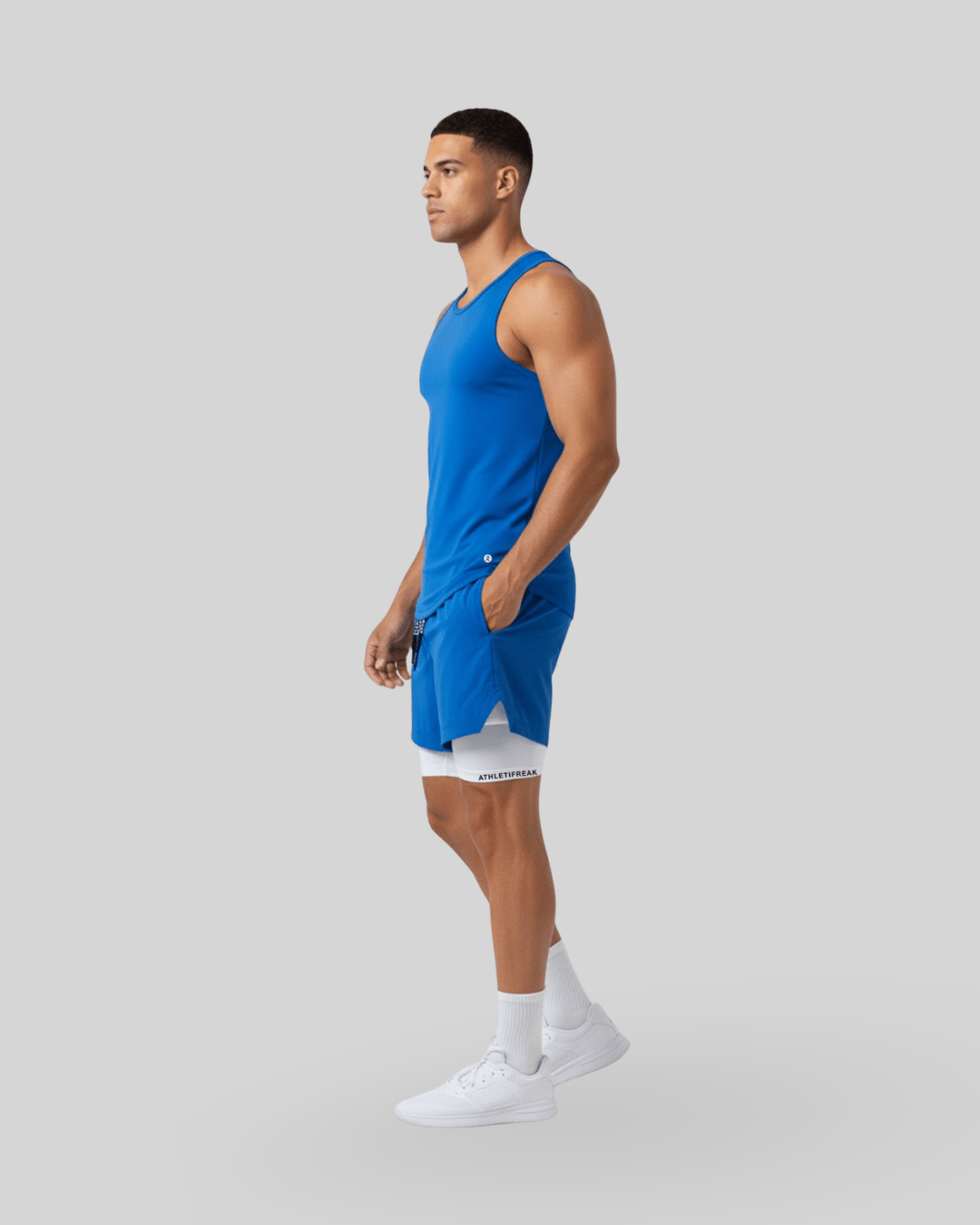 [INFINITECH] Training Tank - Azul - Tank - Athletifreak | Athletic & Gym Wear, Athleisure