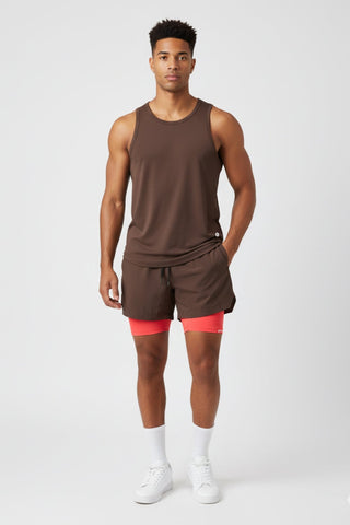 [INFINITECH] Training Tank - Espresso - Tank - Athletifreak | Athletic & Gym Wear, Athleisure