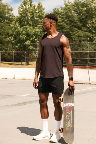 [INFINITECH] Training Tank - Espresso - Tank - Athletifreak | Athletic & Gym Wear, Athleisure