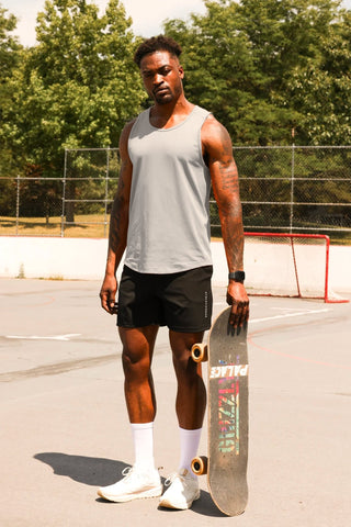 [INFINITECH] Training Tank - Stone - Tank - Athletifreak | Athletic & Gym Wear, Athleisure