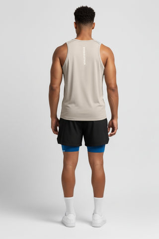 [INFINITECH] Training Tank - Stone - Tank - Athletifreak | Athletic & Gym Wear, Athleisure