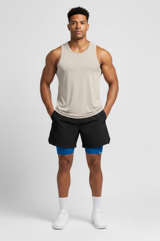 [INFINITECH] Training Tank - Stone - Tank - Athletifreak | Athletic & Gym Wear, Athleisure