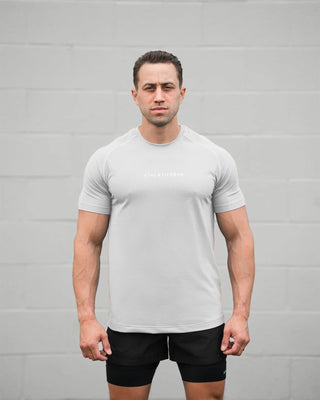 [INFINITECH] Training Tee - Fog - Tee - Athletifreak | Athletic & Gym Wear, Athleisure
