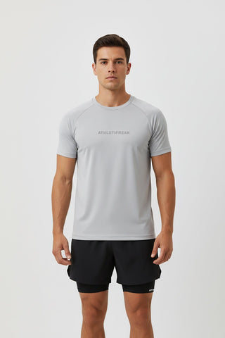 [INFINITECH] Training Tee - Fog - Tee - Athletifreak | Athletic & Gym Wear, Athleisure
