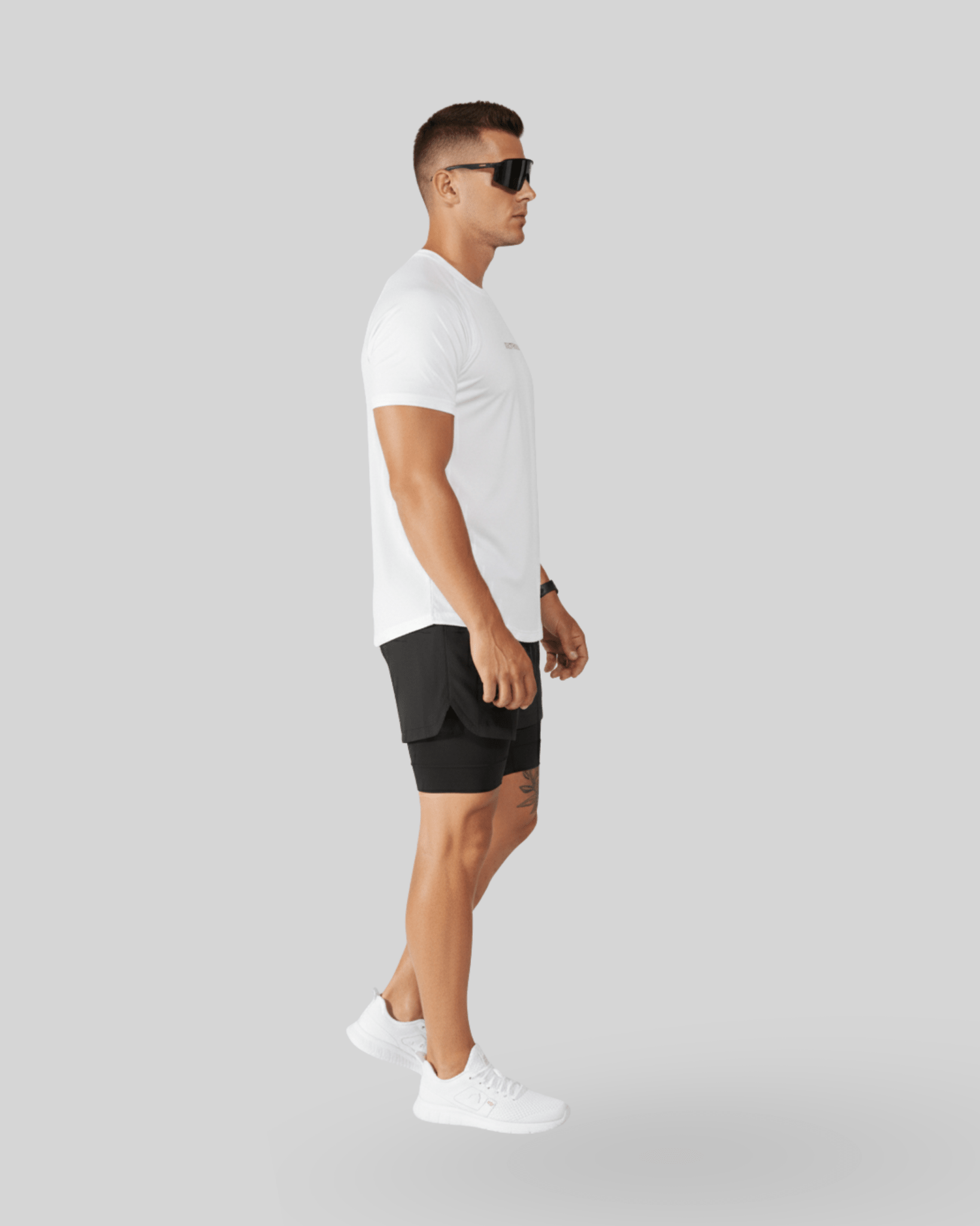 [INFINITECH] Training Tee - White - Tee - Athletifreak | Athletic & Gym Wear, Athleisure