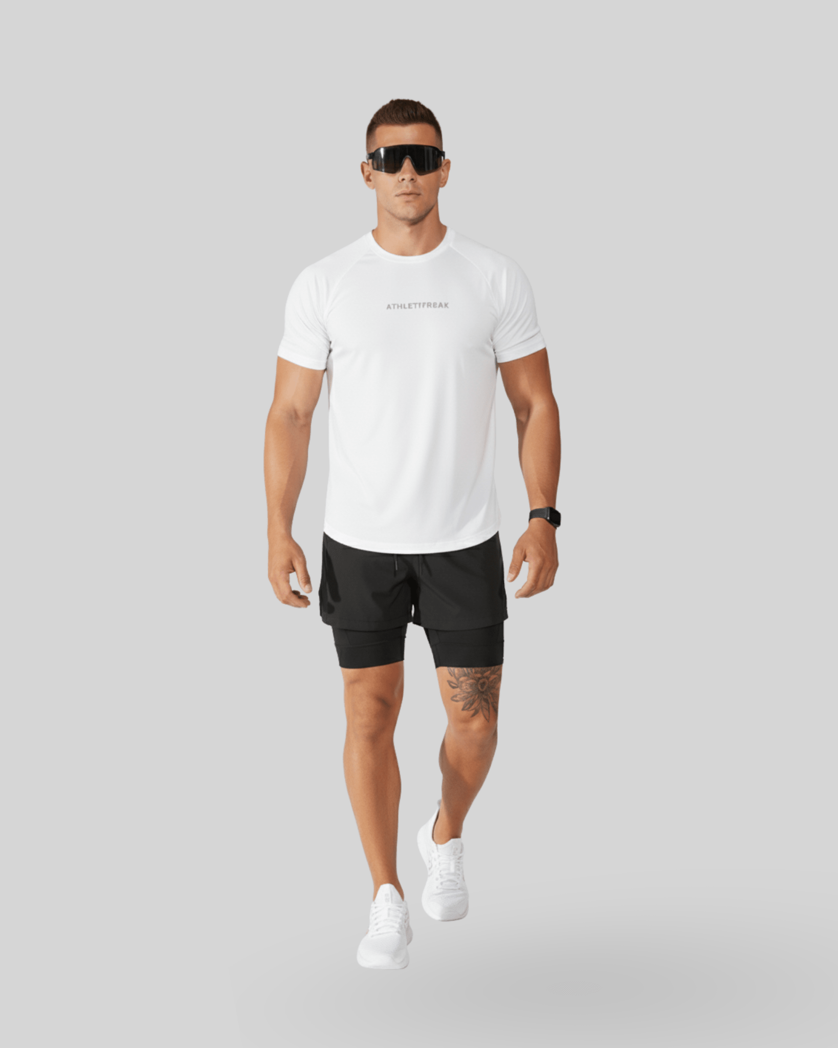 [INFINITECH] Training Tee - White - Tee - Athletifreak | Athletic & Gym Wear, Athleisure