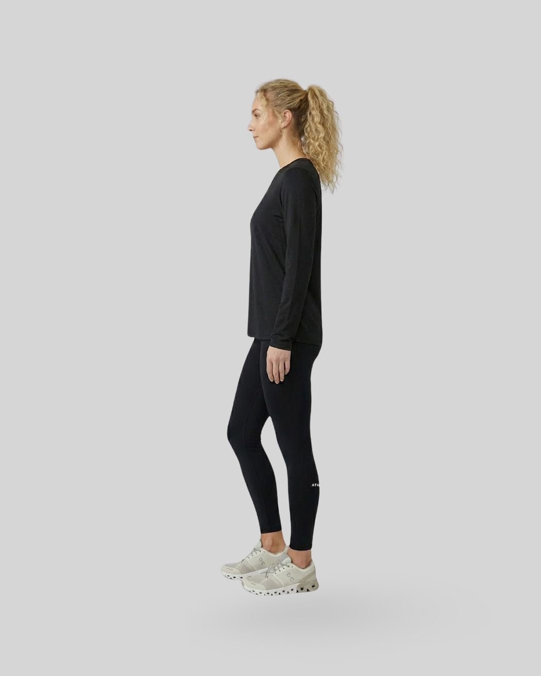 [INFINITECH] Women's Training Long Sleeve - Black - Long Sleeve - Athletifreak | Athletic & Gym Wear, Athleisure