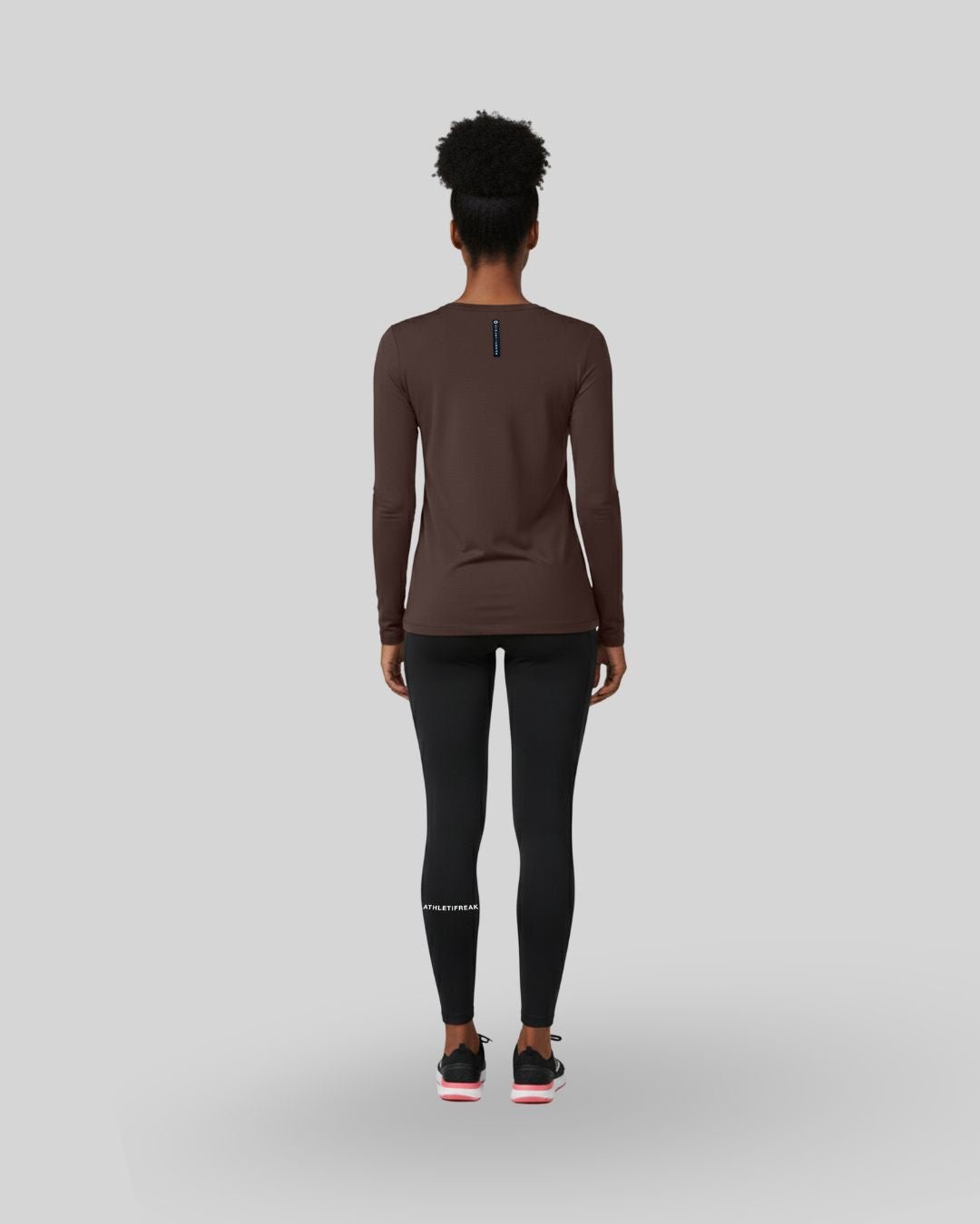 [INFINITECH] Womens Training Long Sleeve - Espresso - Long Sleeve - Athletifreak | Athletic & Gym Wear, Athleisure