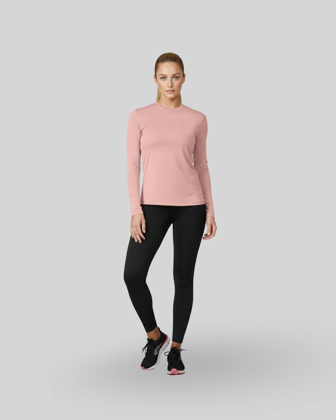 [INFINITECH] Womens Training Long Sleeve - Rose - Long Sleeve - Athletifreak | Athletic & Gym Wear, Athleisure