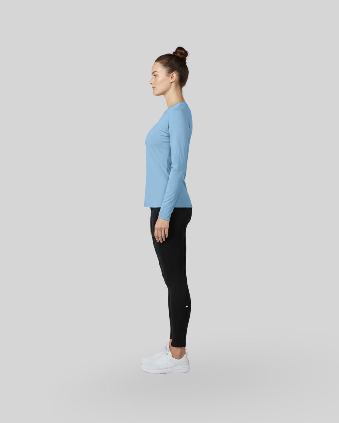 [INFINITECH] Womens Training Long Sleeve - Sky - Long Sleeve - Athletifreak | Athletic & Gym Wear, Athleisure