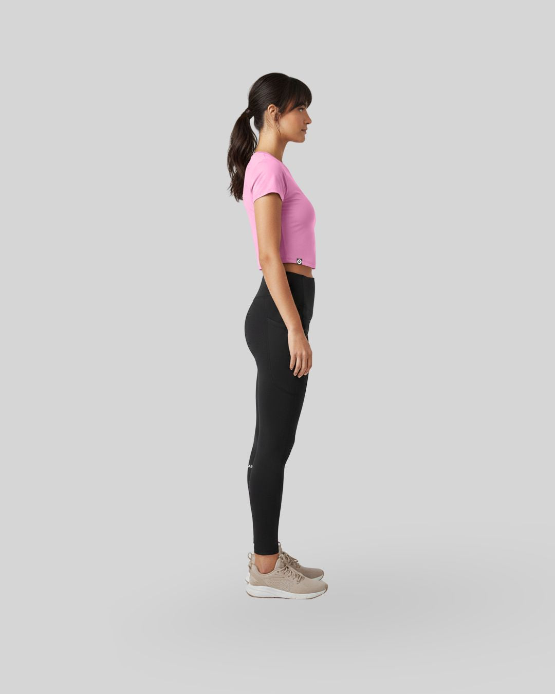 [INFINITECH] Training Crop Tee - Blush