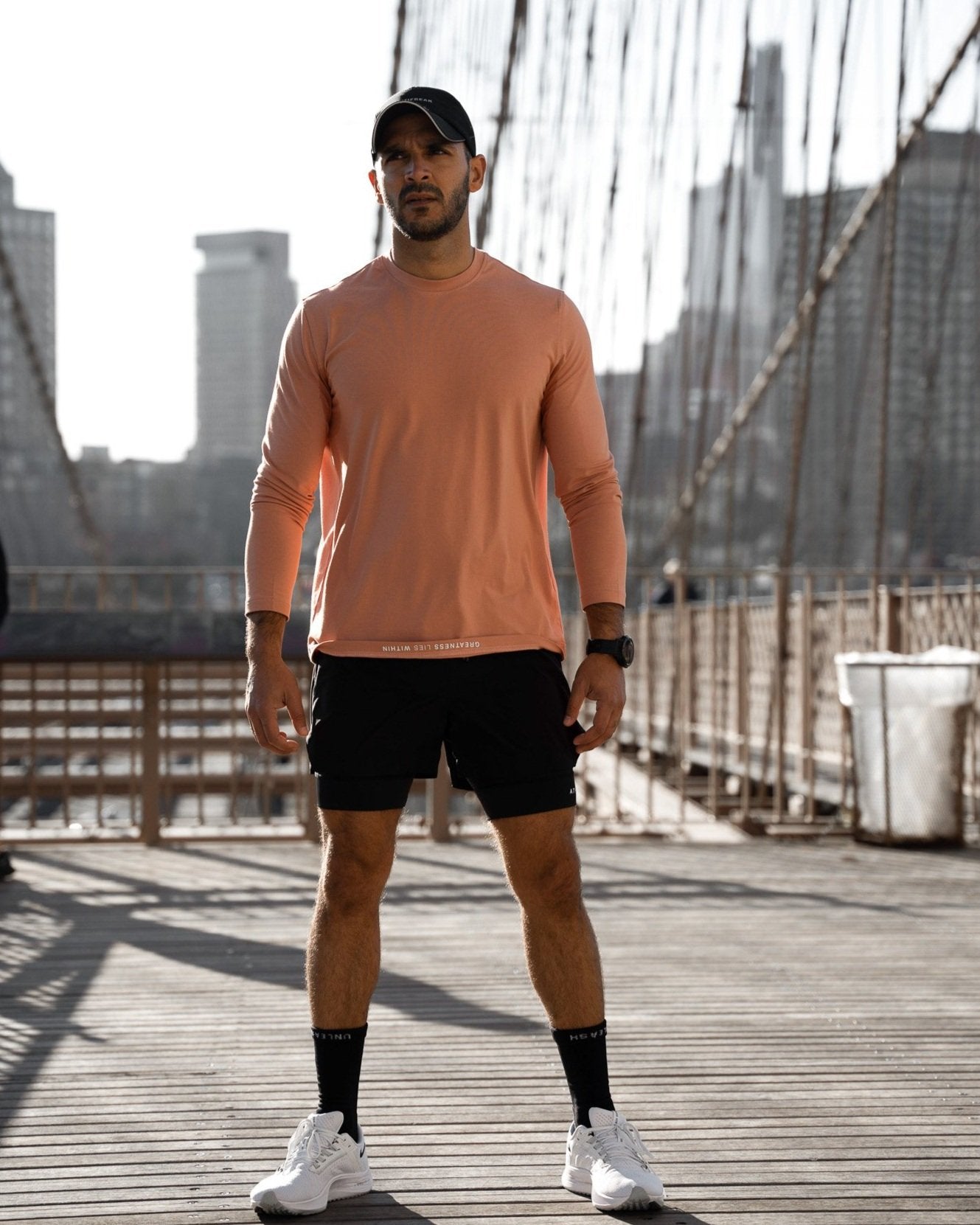 [INFINITECH] Training Long Sleeve - Clay - Tee - Athletifreak | Athletic & Gym Wear, Athleisure