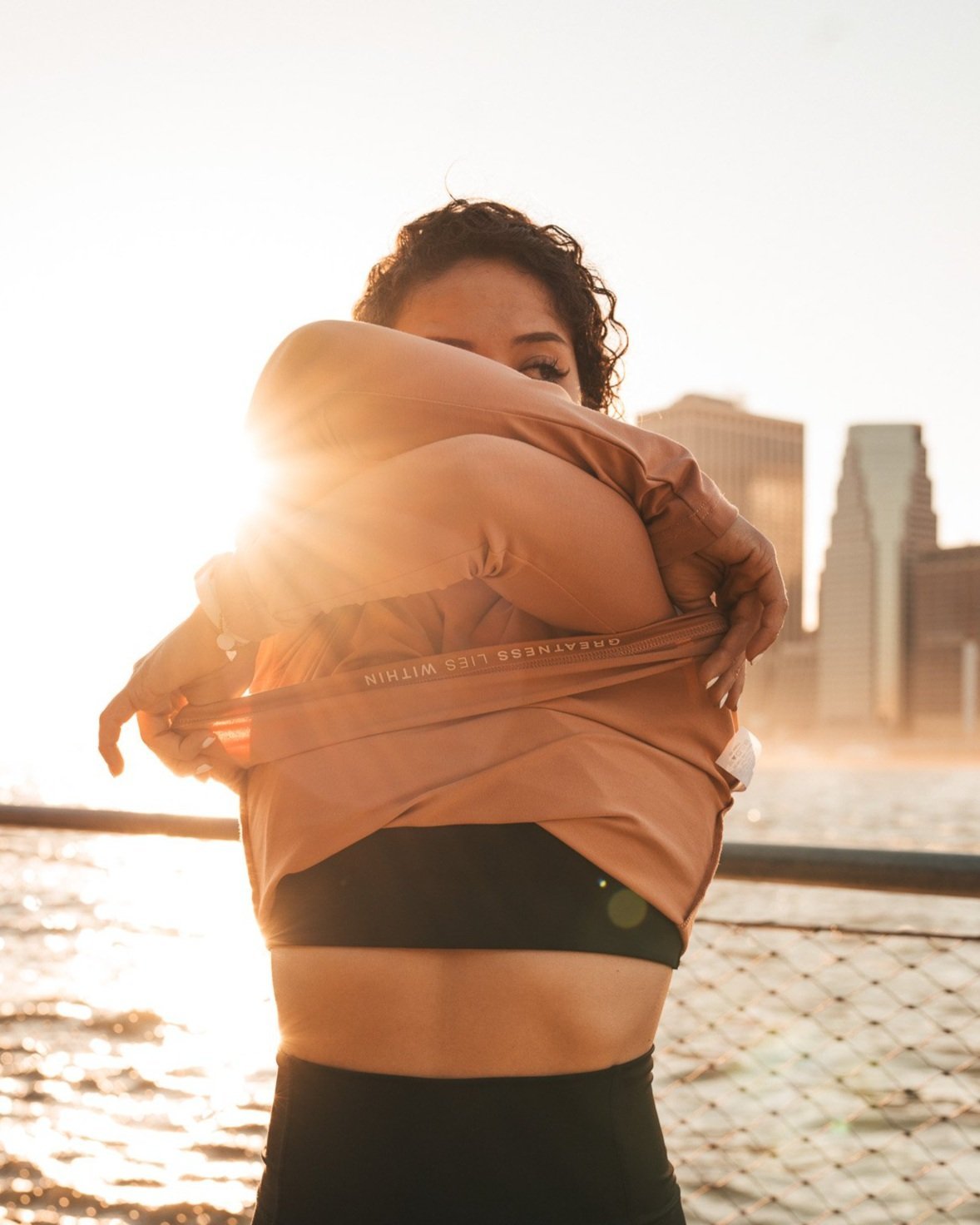 [INFINITECH] POWHERFUL Long Sleeve - Clay - Tee - Athletifreak | Athletic & Gym Wear, Athleisure