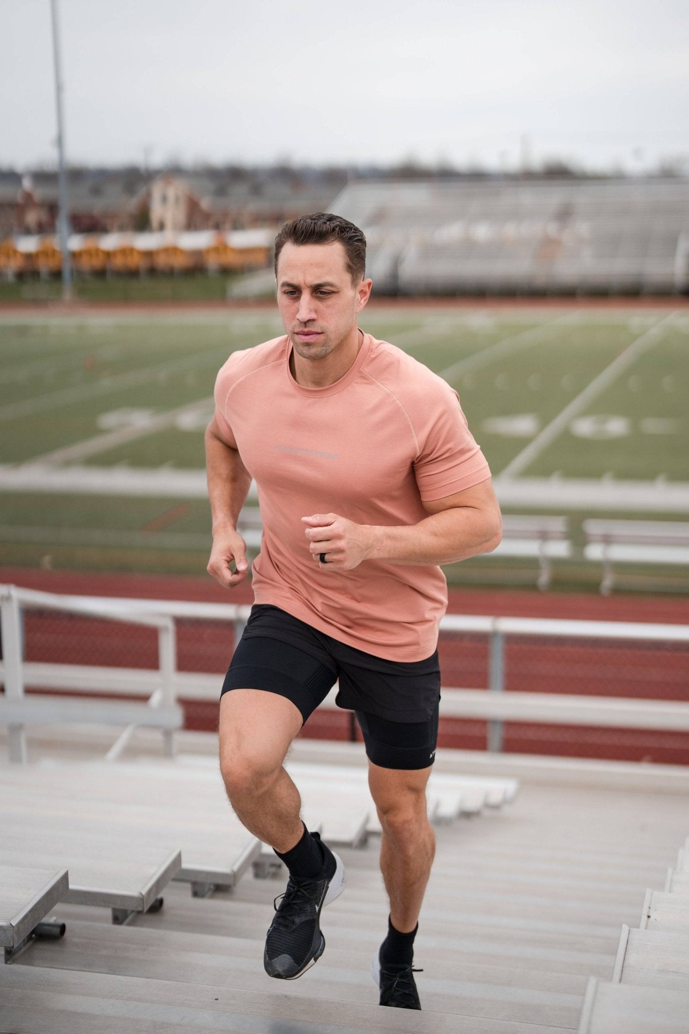 [INFINITECH] Training Tee - Clay - Tee - Athletifreak | Athletic & Gym Wear, Athleisure