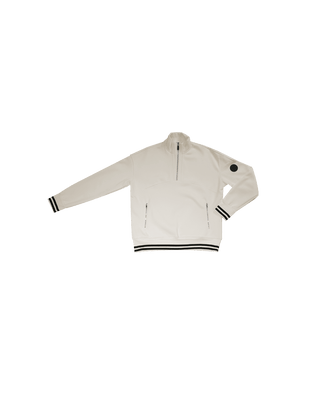 [ULTRALUX] 1/4 Zip Sweatshirt - Ivory