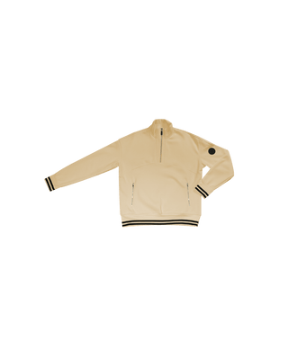 [ULTRALUX] 1/4 Zip Sweatshirt -  Latte