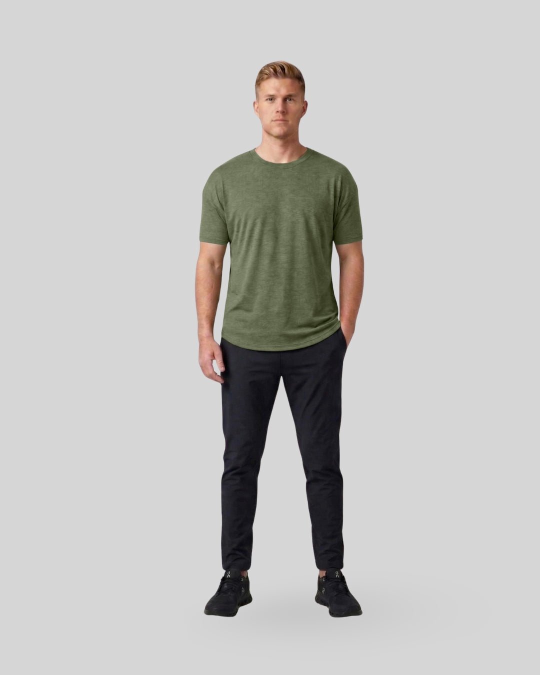 [NEXUS] Shift Tee - Olive - Tee - Athletifreak | Athletic & Gym Wear, Athleisure