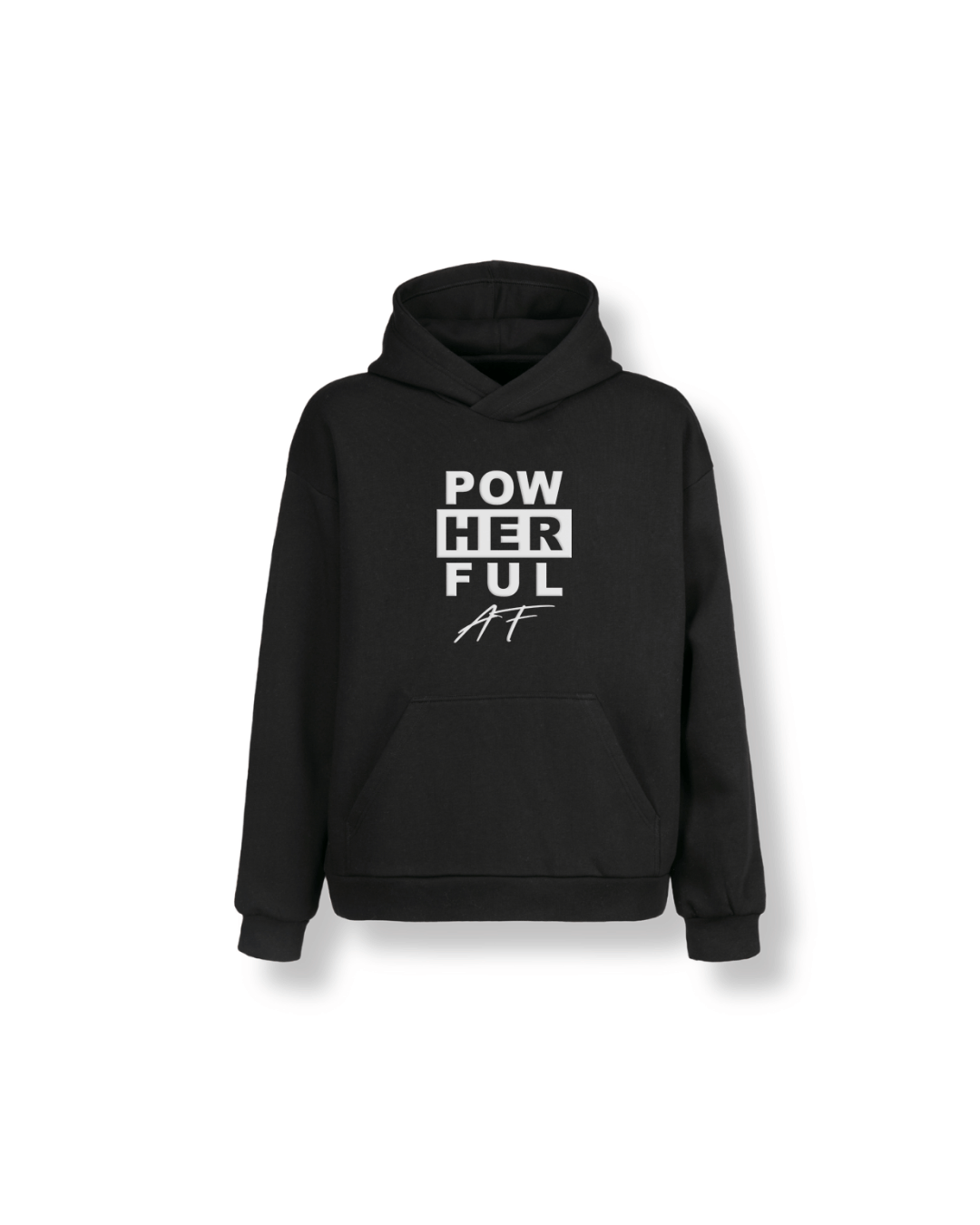 [ULTRALUX] POWHERFUL Hoodie - Black - Hoodie - Athletifreak | Athletic & Gym Wear, Athleisure