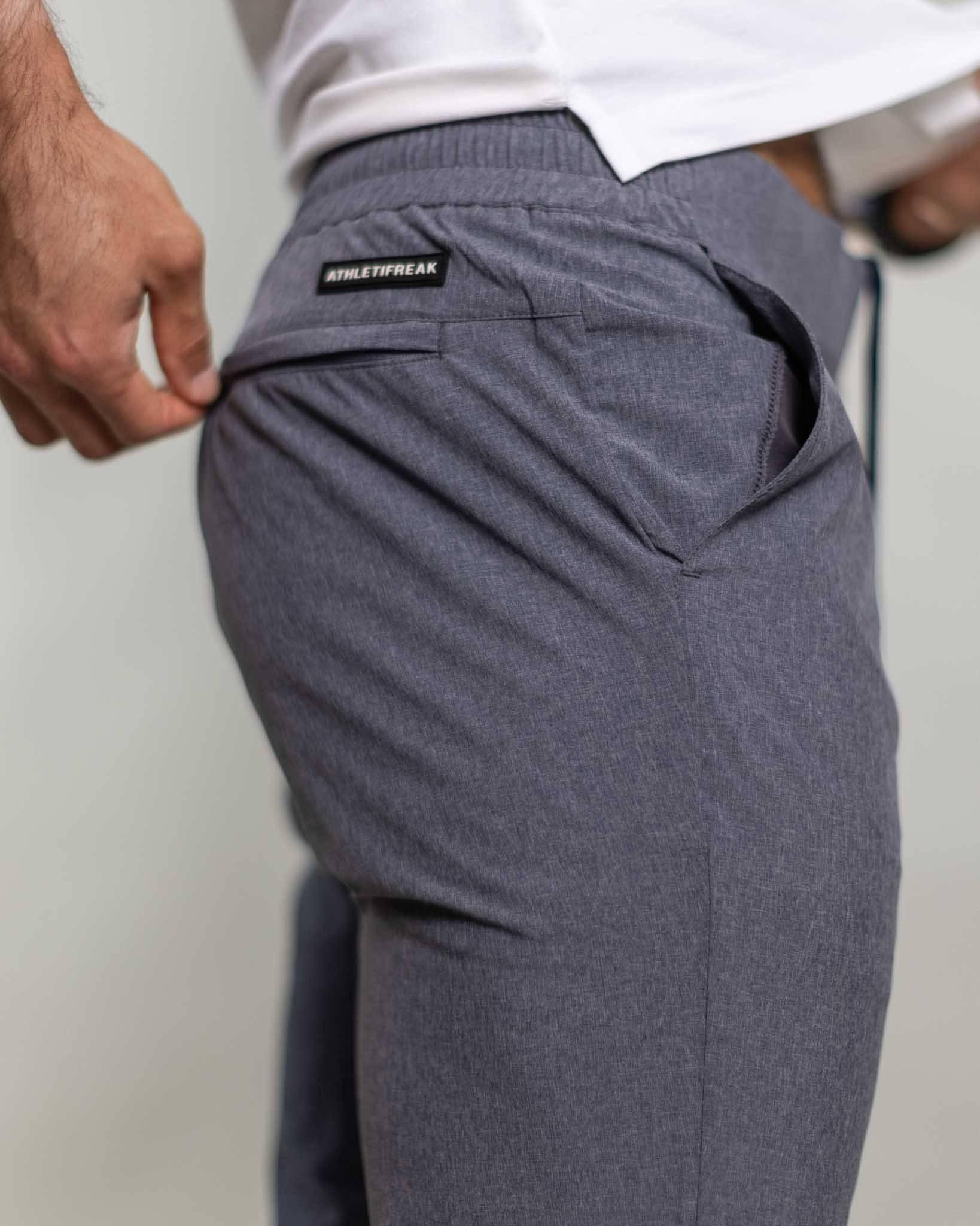 [AIRLOOM] Rover Pull On Pant - Heather Blue - Pants - Athletifreak | Athletic & Gym Wear, Athleisure