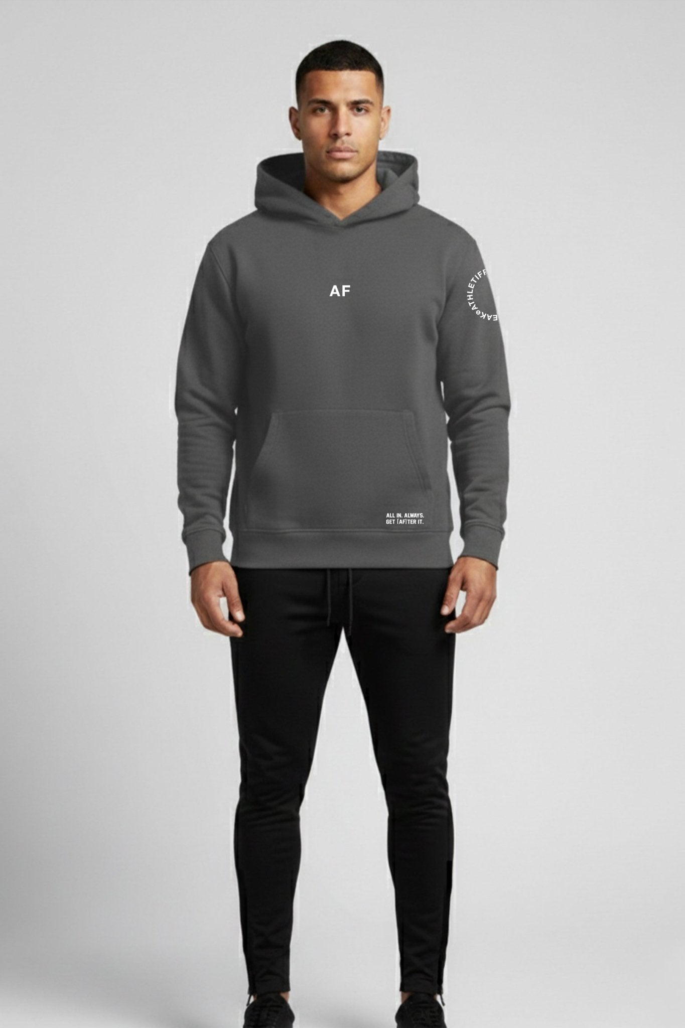 [SPORTIV] Homestretch Oversized Hoodie - Charcoal - Hoodie - Athletifreak | Athletic & Gym Wear, Athleisure