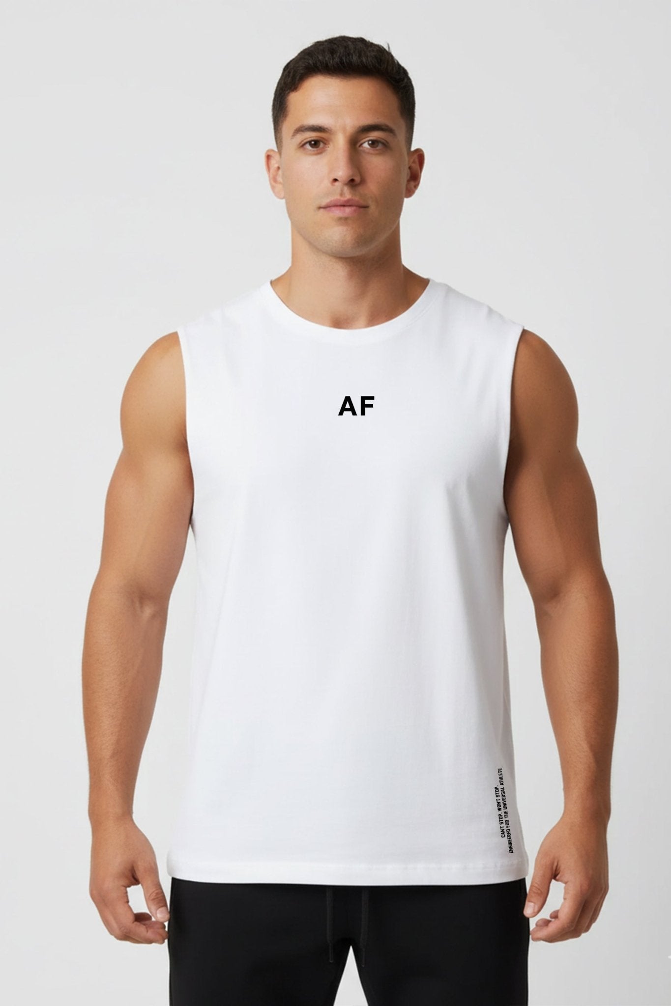 [SPORTIV] Muscle Tank - White - Tee - Athletifreak | Athletic & Gym Wear, Athleisure