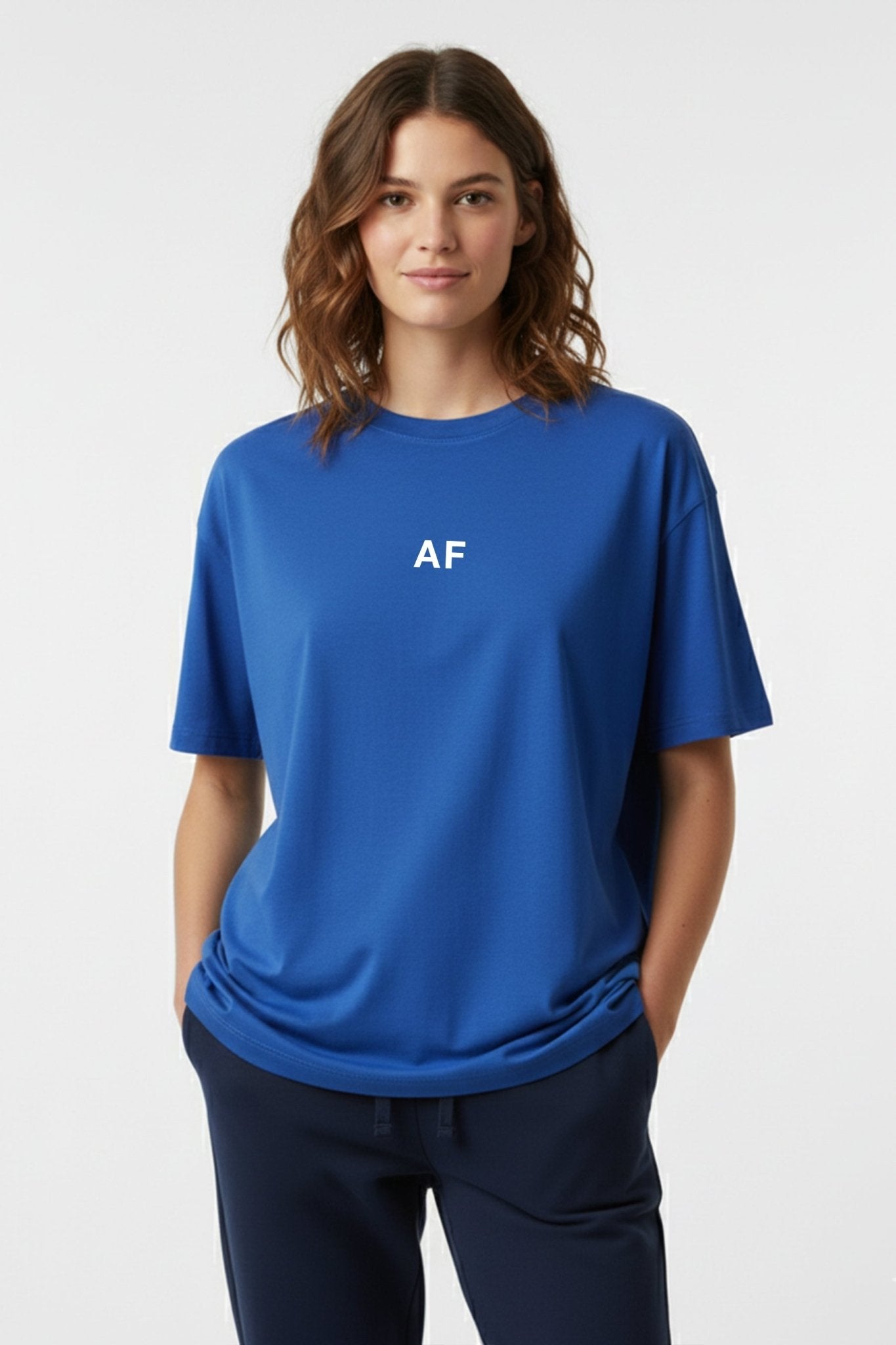 [SPORTIV] Oversized Tee - Azul - Tee - Athletifreak | Athletic & Gym Wear, Athleisure