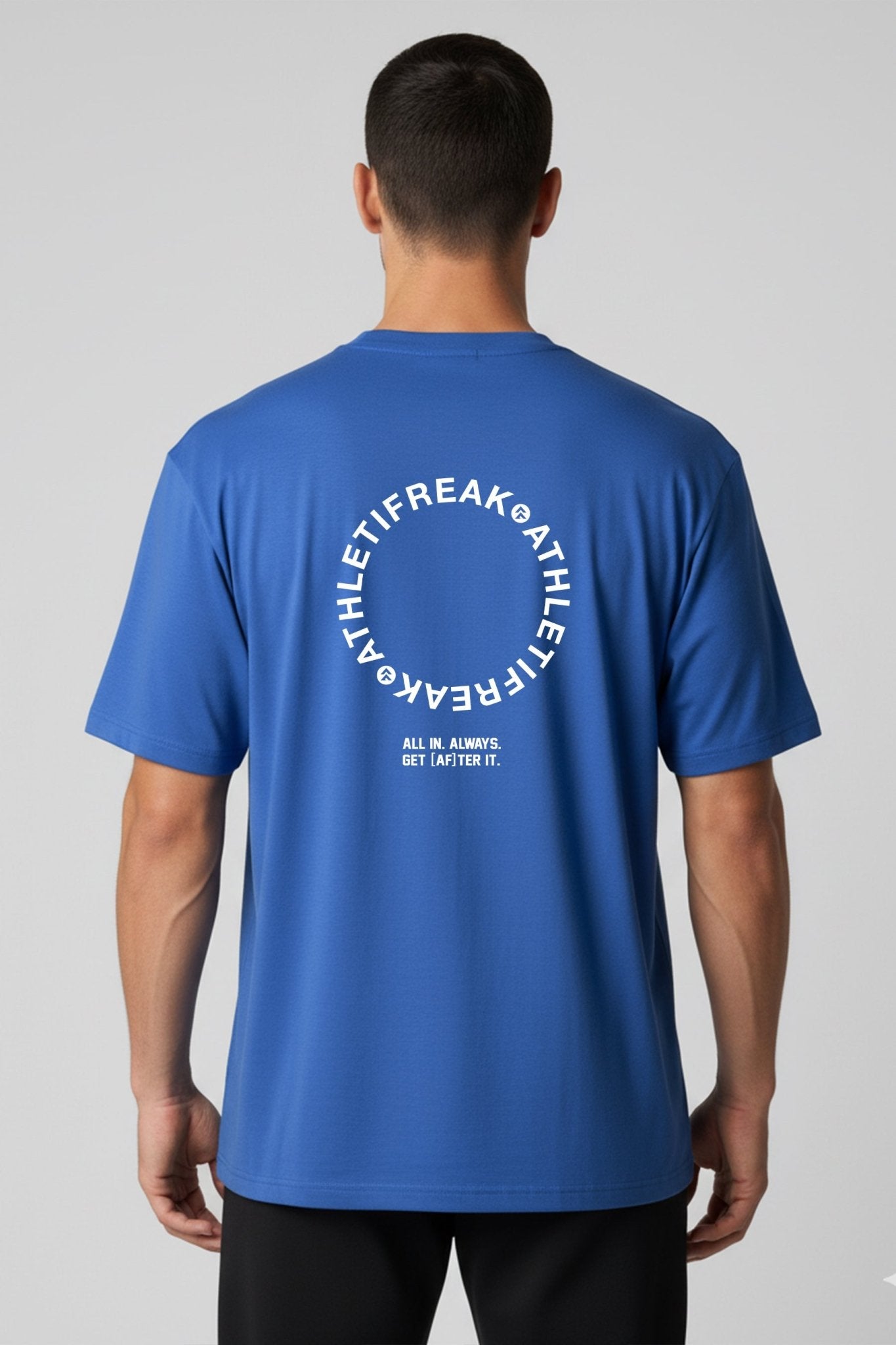 [SPORTIV] Oversized Tee - Azul - Tee - Athletifreak | Athletic & Gym Wear, Athleisure