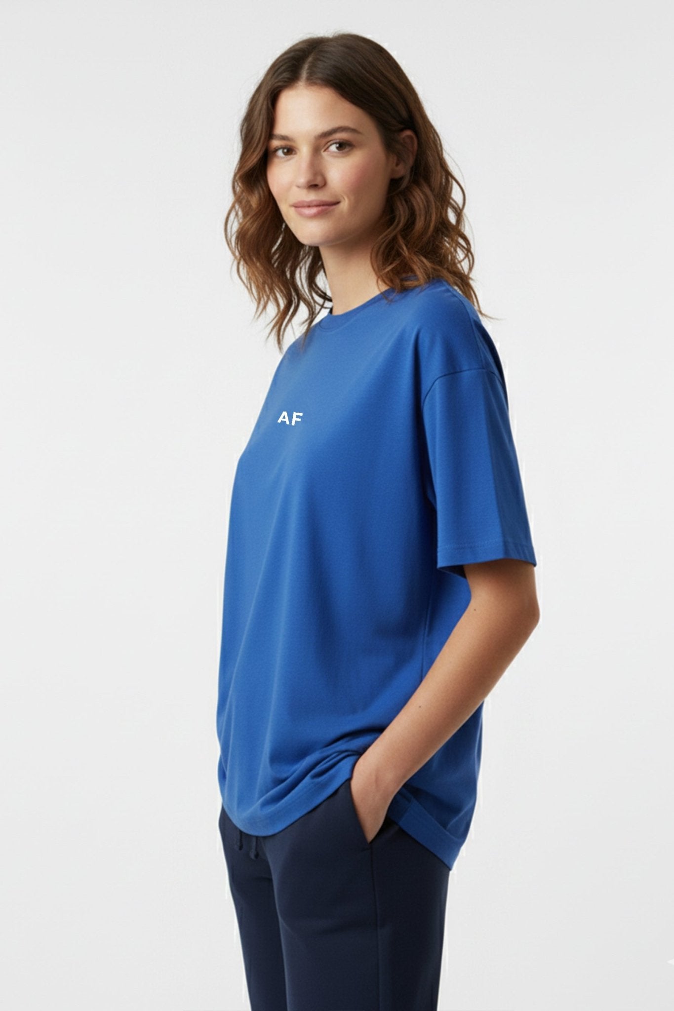 [SPORTIV] Oversized Tee - Azul - Tee - Athletifreak | Athletic & Gym Wear, Athleisure