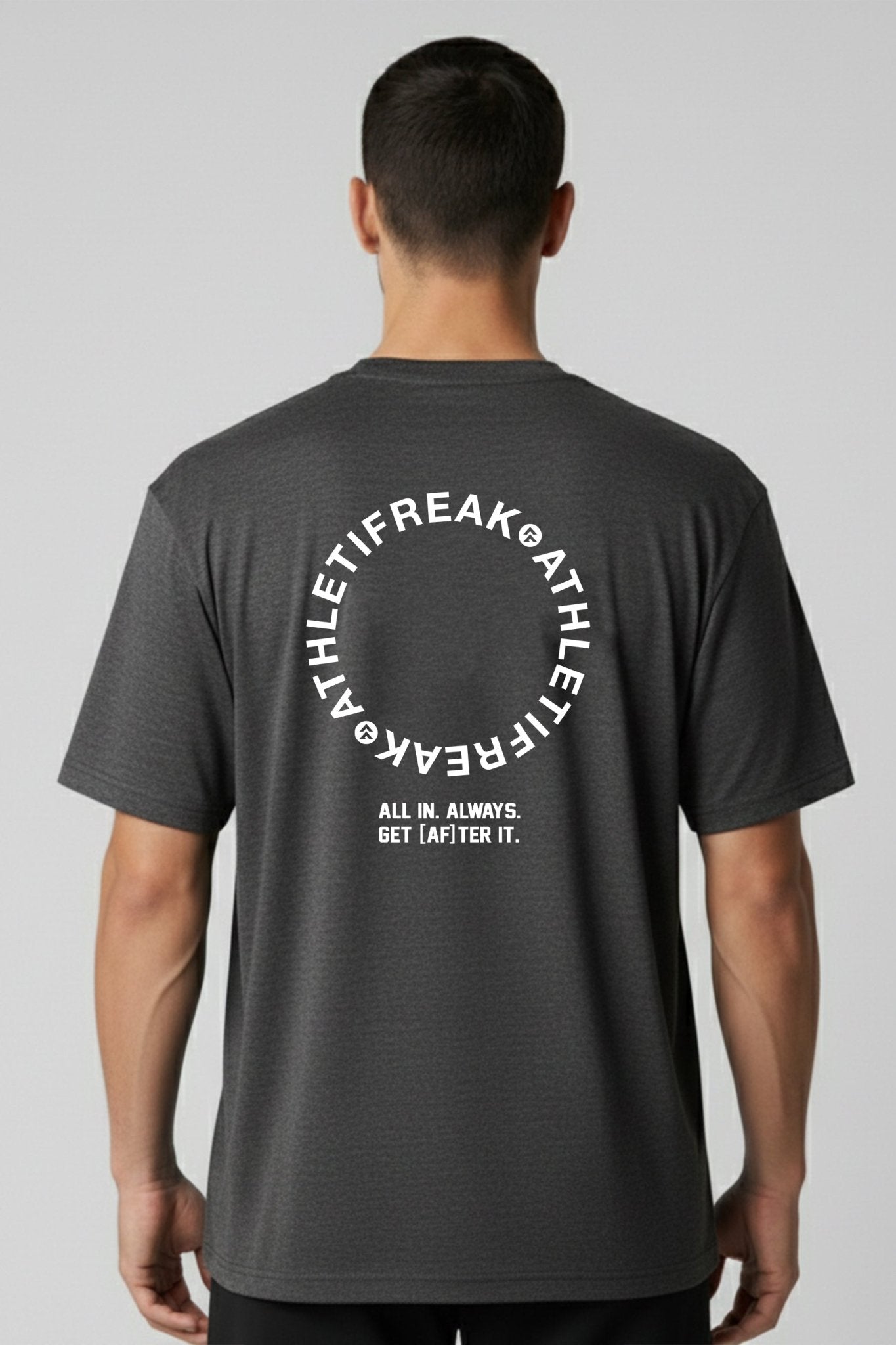 [SPORTIV] Oversized Tee - Charcoal - Tee - Athletifreak | Athletic & Gym Wear, Athleisure