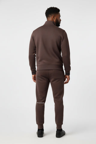 [ULTRALUX] 1/4 Zip Sweatshirt - Espresso - Jacket - Athletifreak | Athletic & Gym Wear, Athleisure