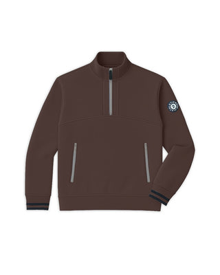 [ULTRALUX] 1/4 Zip Sweatshirt - Espresso - Jacket - Athletifreak | Athletic & Gym Wear, Athleisure