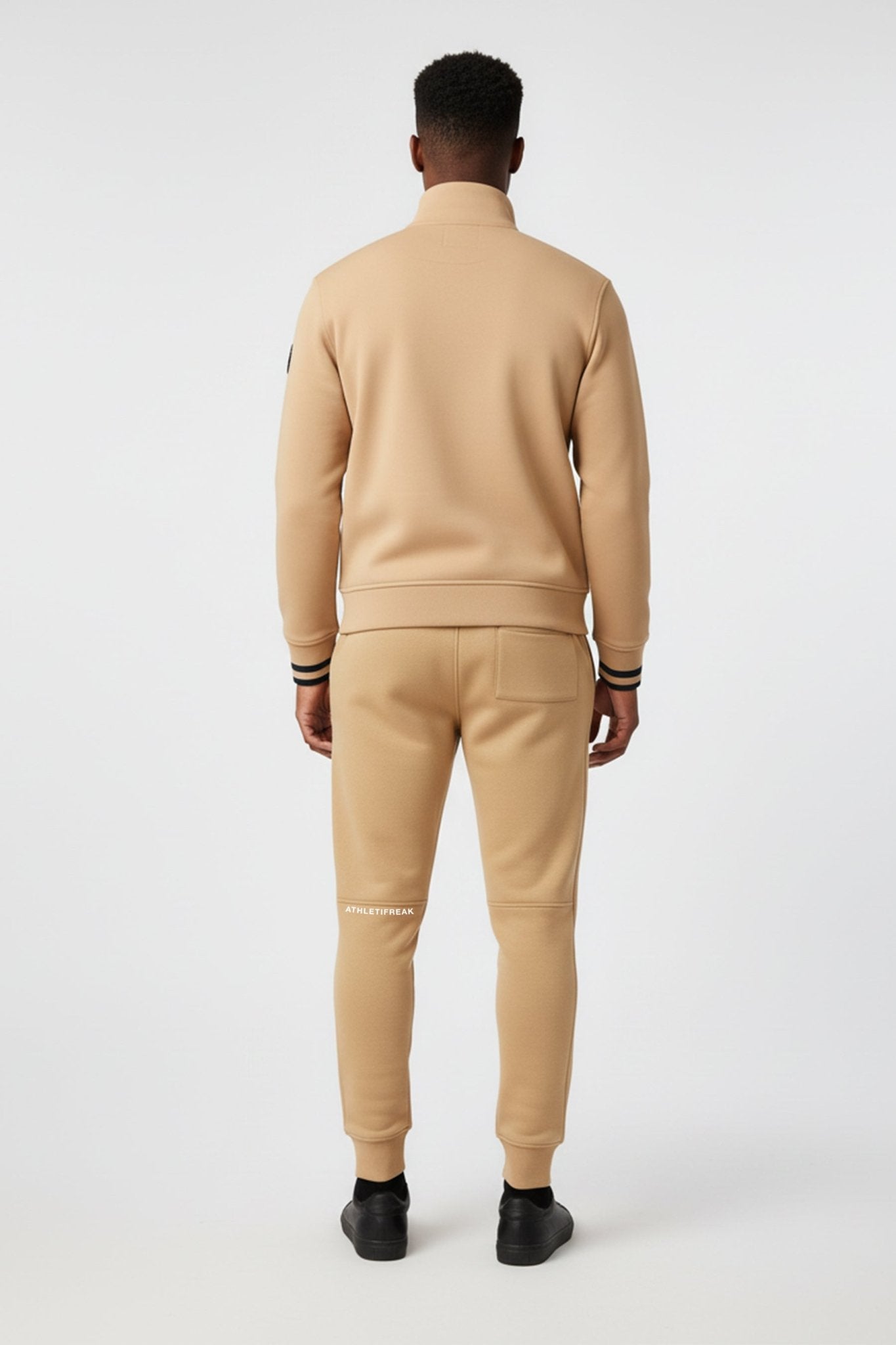 [ULTRALUX] 1/4 Zip Sweatshirt - Latte - Jacket - Athletifreak | Athletic & Gym Wear, Athleisure