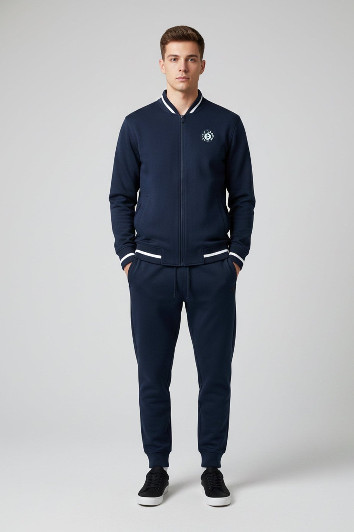 [ULTRALUX] All Star Jacket - Navy - Jacket - Athletifreak | Athletic & Gym Wear, Athleisure