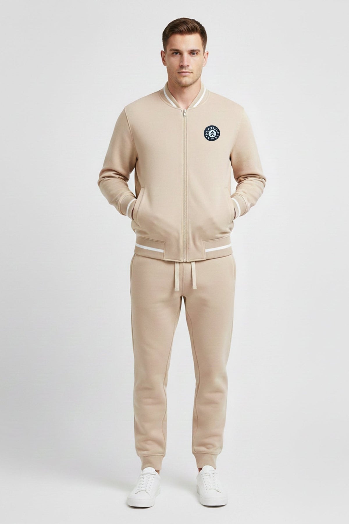 [ULTRALUX] All Star Jacket - Stone - Jacket - Athletifreak | Athletic & Gym Wear, Athleisure