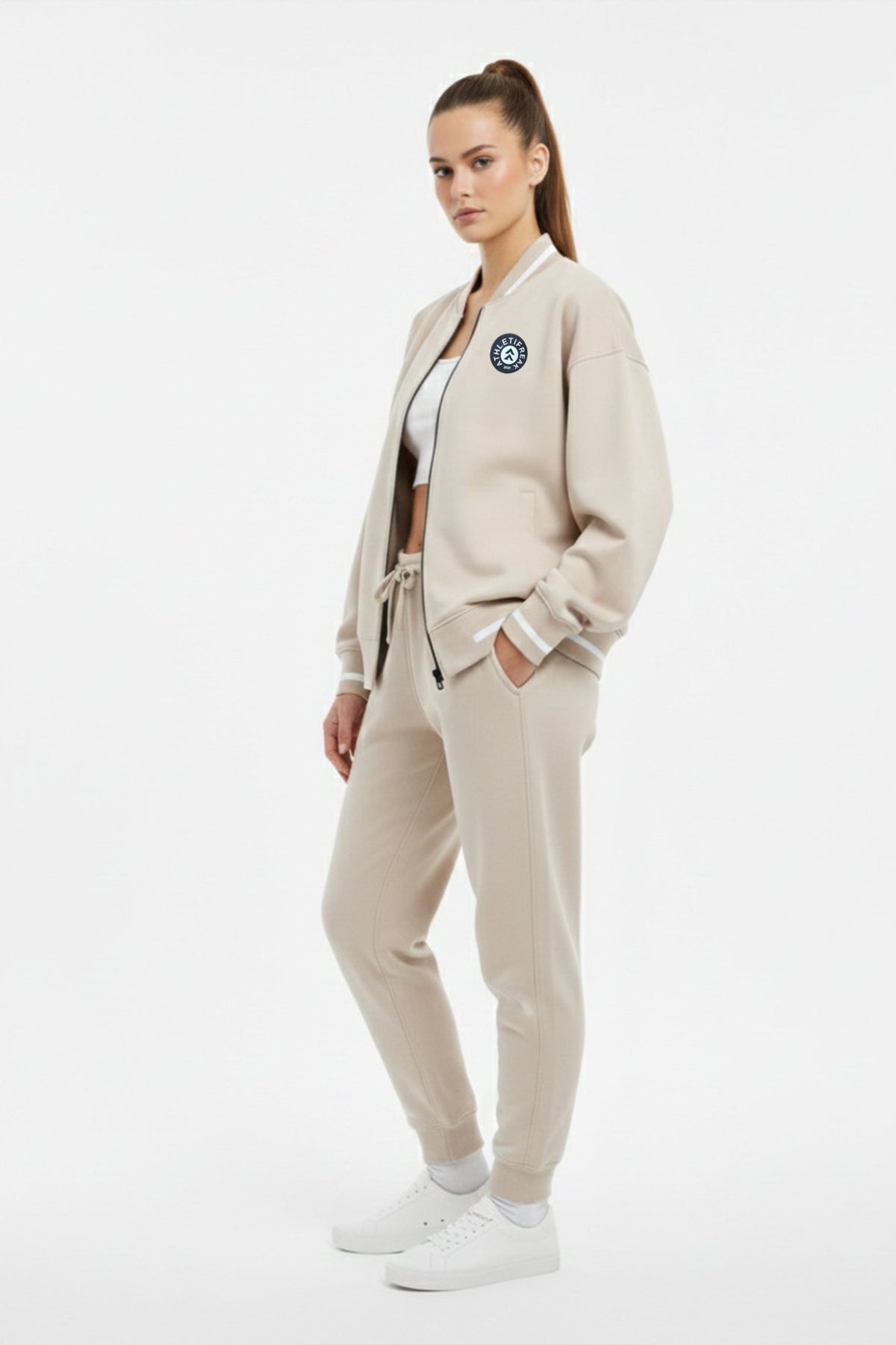 [ULTRALUX] All Star Jacket - Stone - Jacket - Athletifreak | Athletic & Gym Wear, Athleisure
