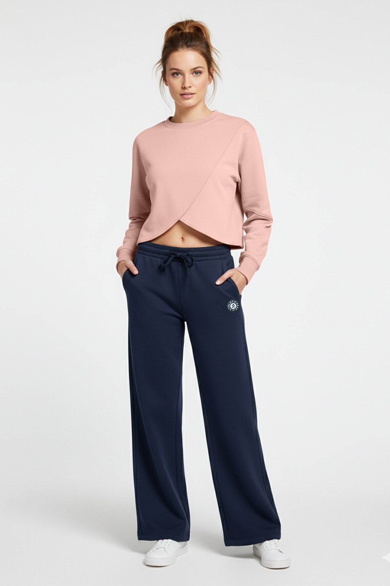 [ULTRALUX] Crossover Sweatshirt - Rose - Hoodie - Athletifreak | Athletic & Gym Wear, Athleisure