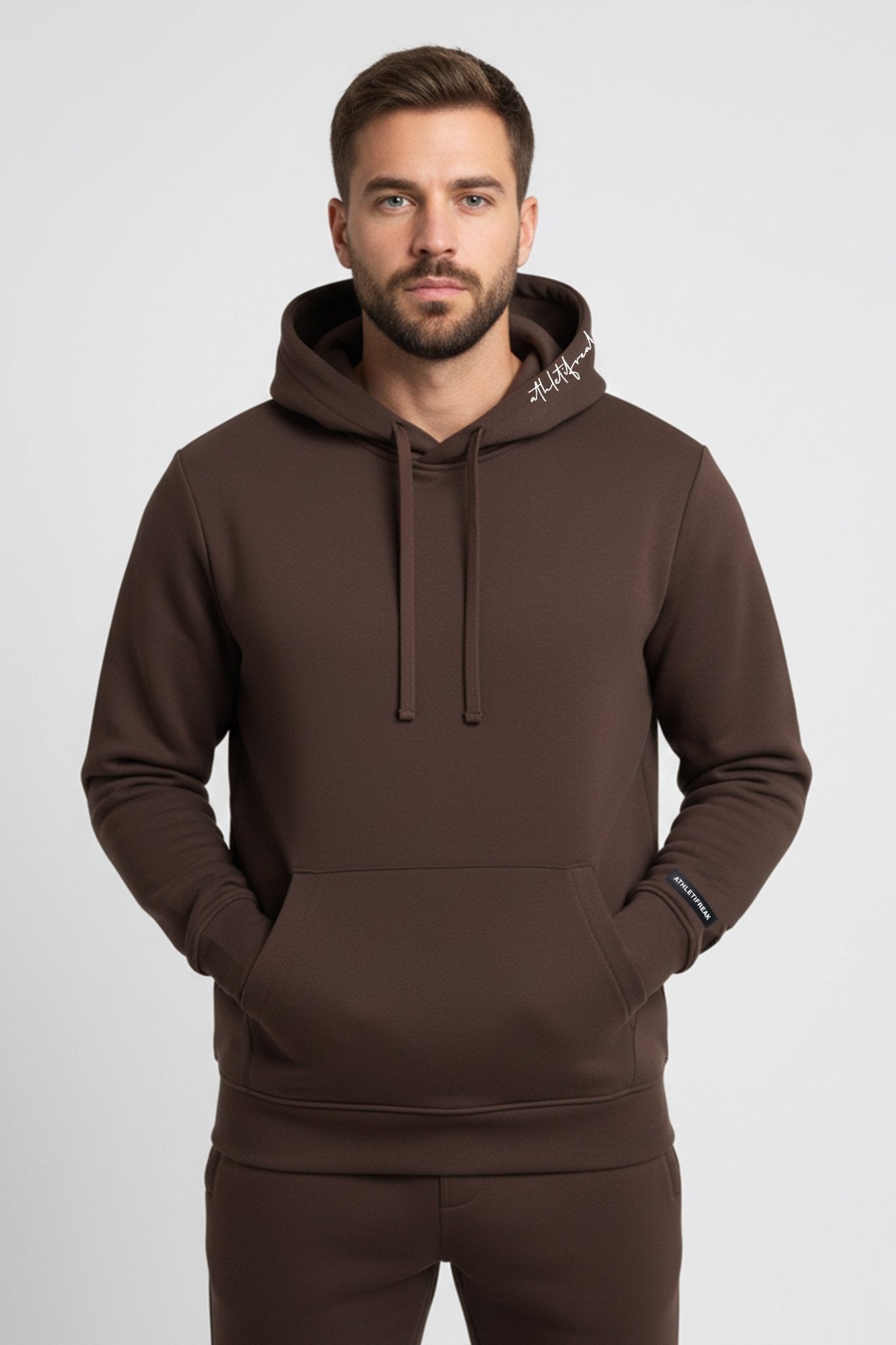 [ULTRALUX] Signature Hoodies - Espresso - Hoodie - Athletifreak | Athletic & Gym Wear, Athleisure