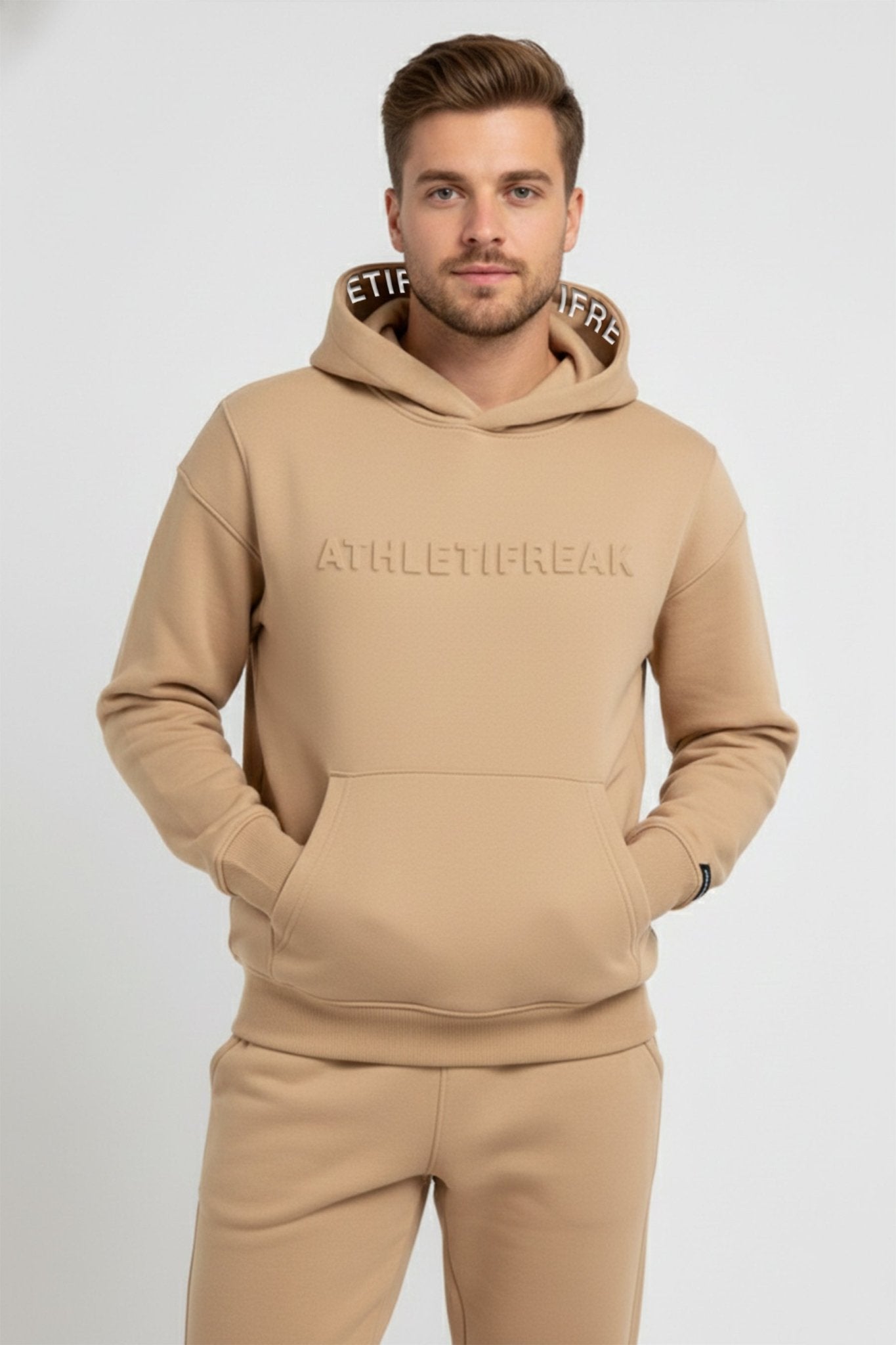 [ULTRALUX] Unleash Hoodie 3.0 - Latte - Hoodie - Athletifreak | Athletic & Gym Wear, Athleisure