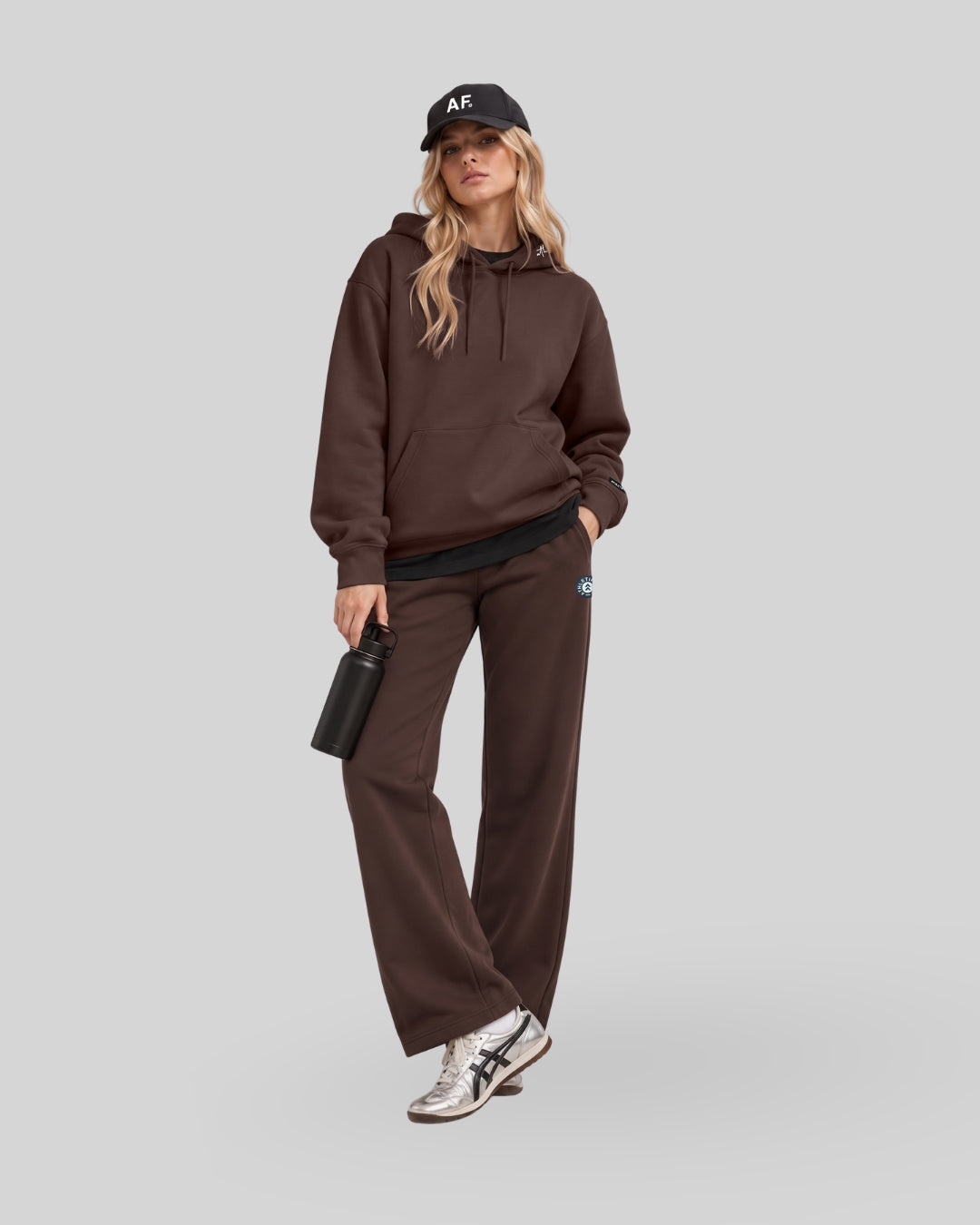[ULTRALUX] Straight Leg Pants - Espresso-2