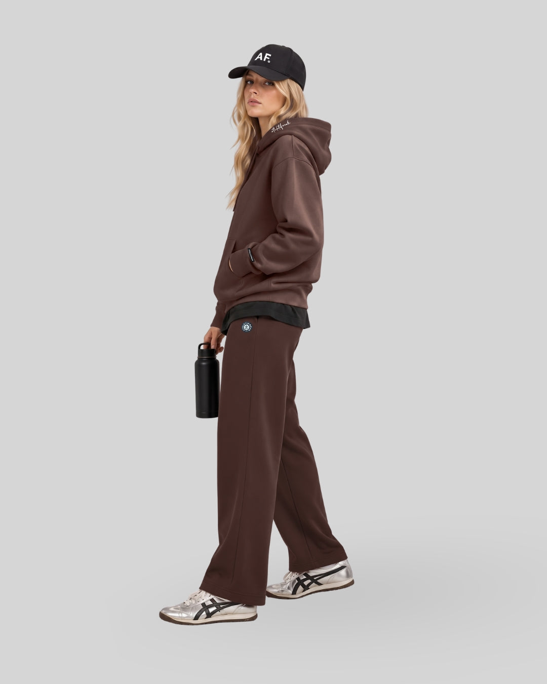 [ULTRALUX] Straight Leg Pants - Espresso-4