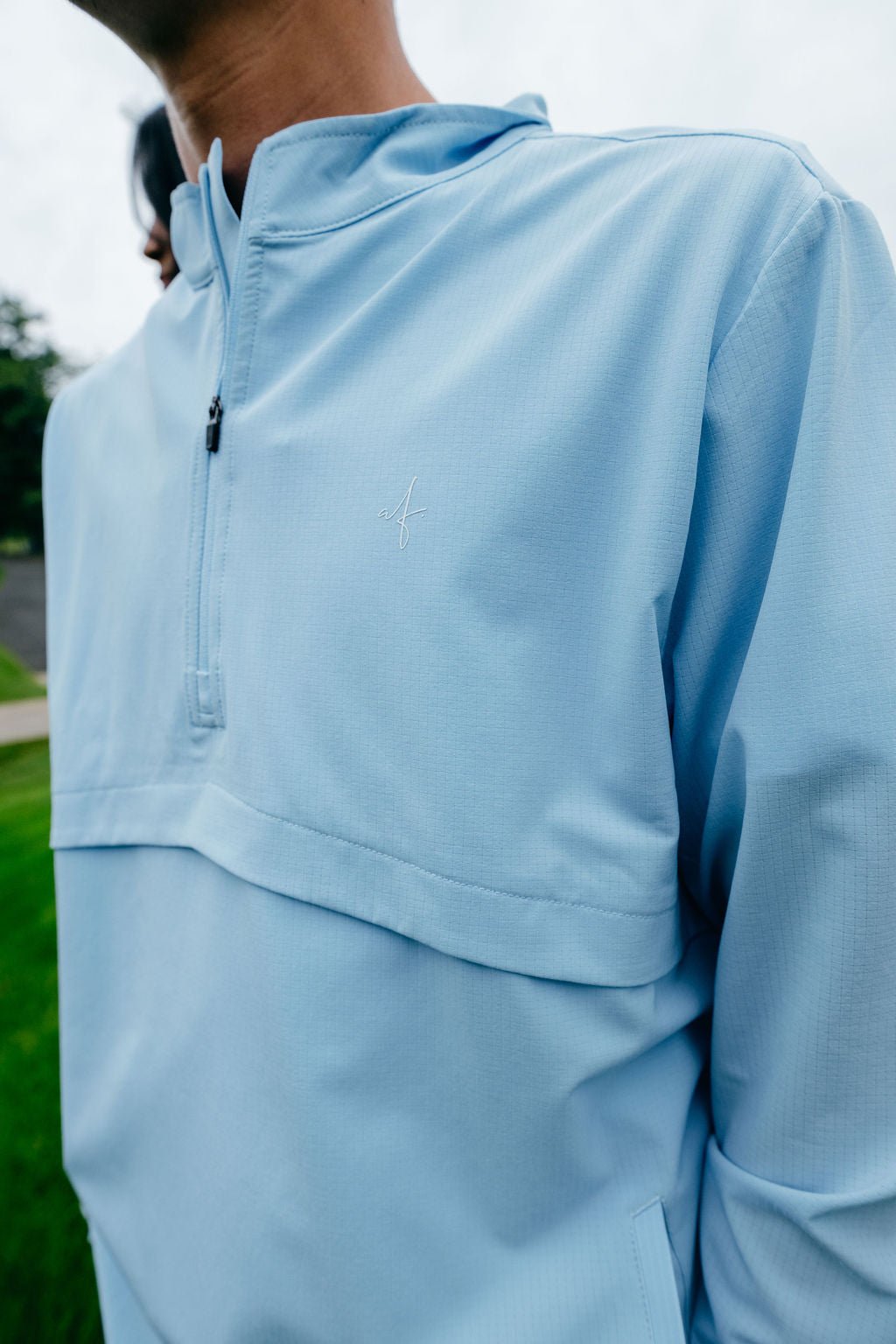 [VENTUS] Men's Ace Half zip Jacket: Nimbus - Jacket - Athletifreak | Athletic & Gym Wear, Athleisure